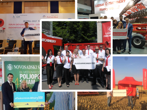 LOZOVA MACHINERY TOOK PART IN 100 AGRO EVENTS: results of 2017