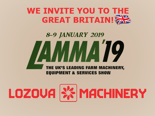 LOZOVA MACHINERY TO DISCOVER MARKET OF GREAT BRITAIN 