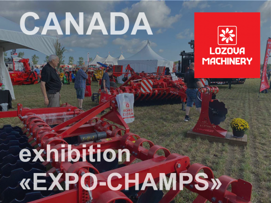 LOZOVA MACHINERY in Canada at the "Expo-Champs"
