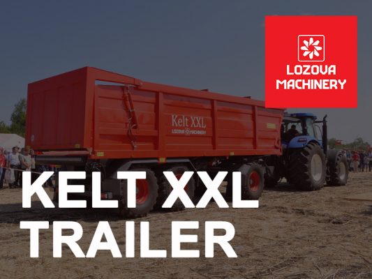 KELT XXL trailer - reliable assistant from LOZOVA MACHINERY